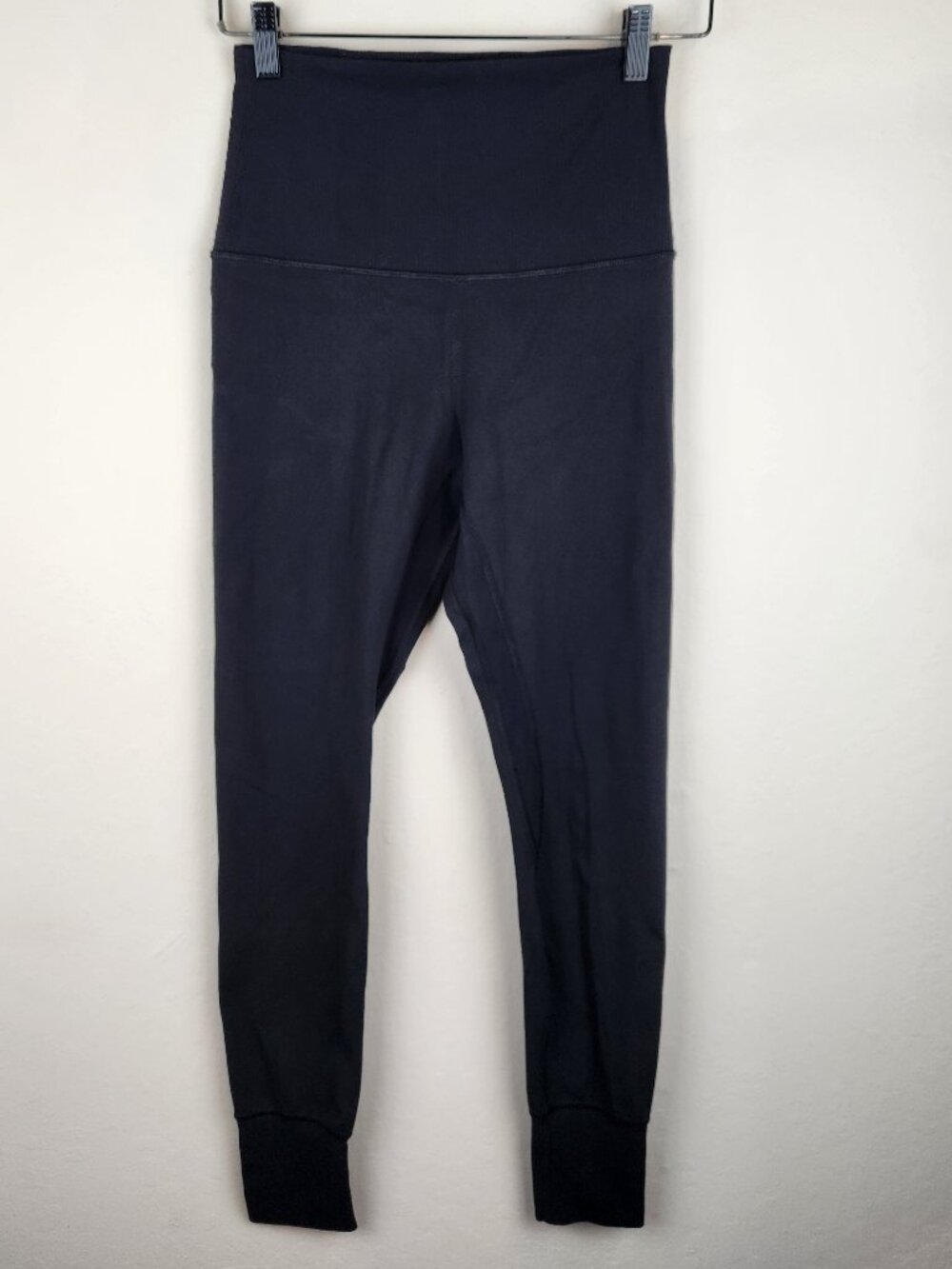 Lululemon Align Super-High-Rise Ribbed-Trim Tight 28" Black sz 6